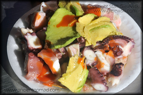 Mexico Ensenada ceviche octopus