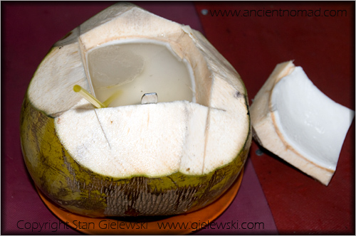 fresh young coconut